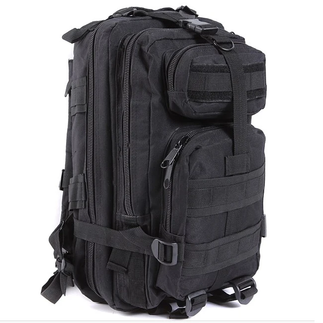 Black 30L наружная сумка для походов армейская Военная Тактическая альпинистская походная сумка для хранения Рюкзак Камуфляж Молл пакет - Цвет: Black