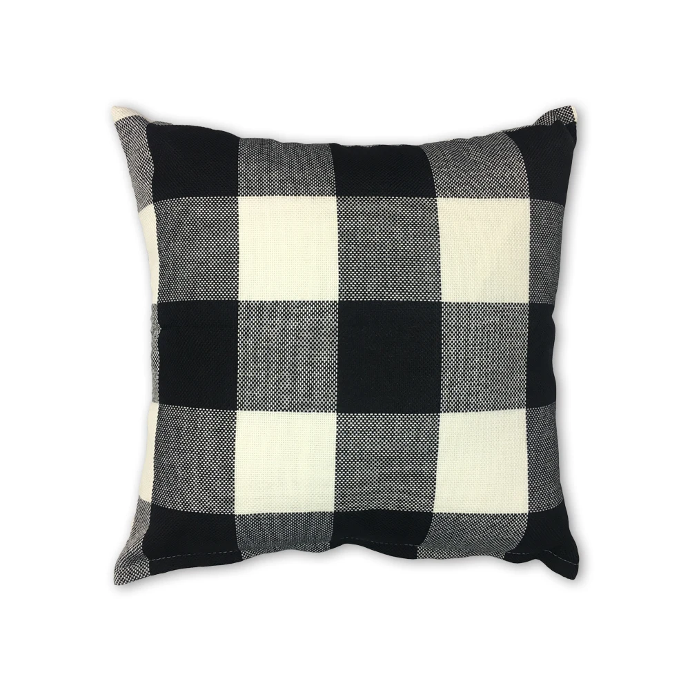 Classic Retro Checkers Plaids Pillow Case Farmhouse Decoration Lattice Throw Cushion Cover Home Decor for Car Sofa Cotton Linen | Дом и сад