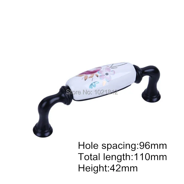 96 мм в форме тюльпана от активного образа жизни с цветочным рисунком Цвет Черный