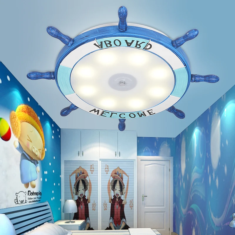 Средиземноморский стиль мультяшная Светодиодная лампа с креплением на руль