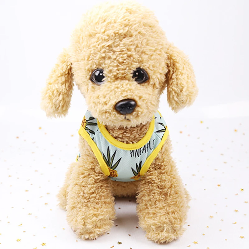 Милая одежда для пары собак летняя крутая щенков маленьких платье пуделя мопса