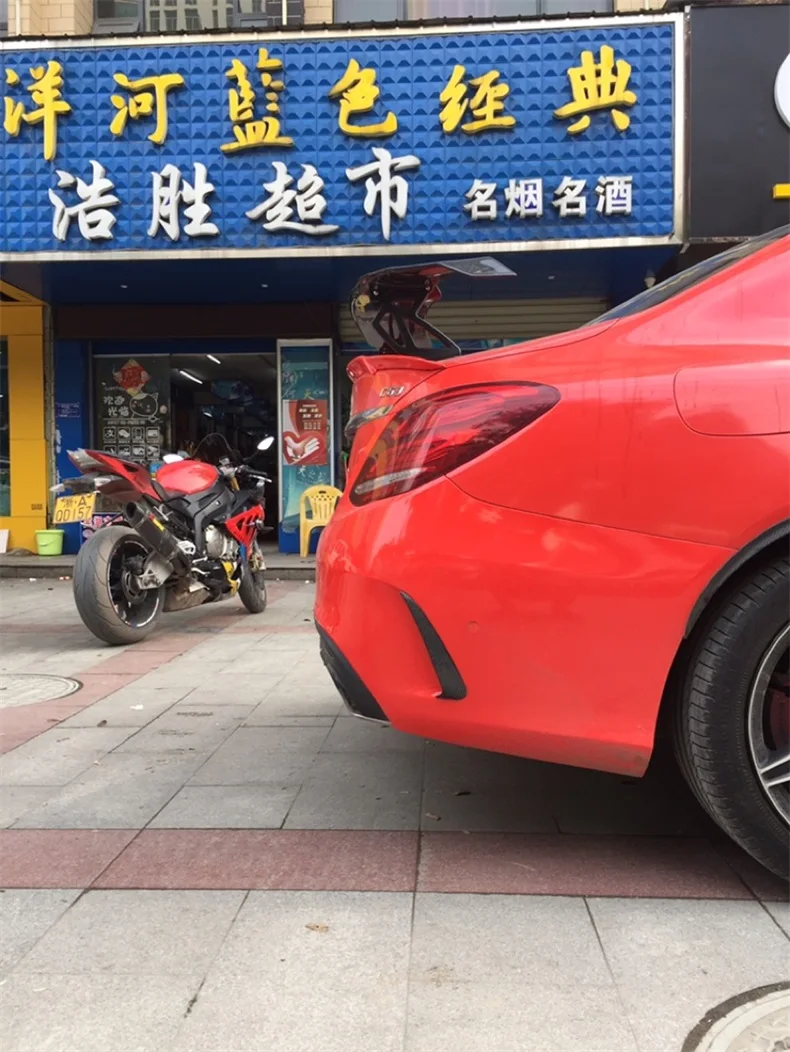 Автомобильные аксессуары спойлер из углеволокна для BENZ CLA W204 W205 W212 W117-на 2014