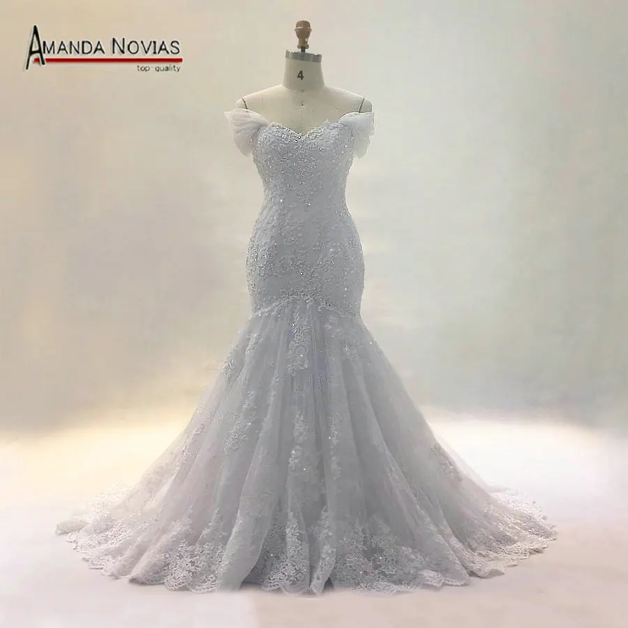 Новинка 2019 модное кружевное свадебное платье Русалка Amanda Novias|Свадебные платья| |