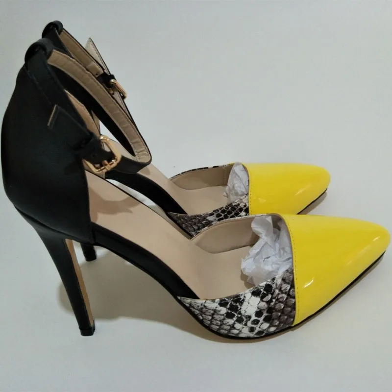 Очаровательная модная женская обувь Три цвета из искусственной кожи Ремешок с