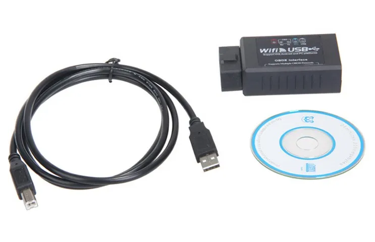 Новинка 2017 диагностический адаптер ELM327 Wi-Fi USB Автомобильный сканер беспроводной
