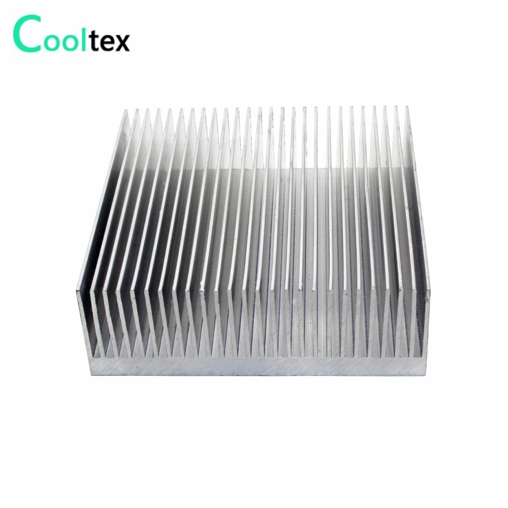 Фото Extruded Aluminum heatsink 80x80x26.9mm for Chip VGA  RAM LED  IC Electronic integrated circuit radiator COOLER cooling №2