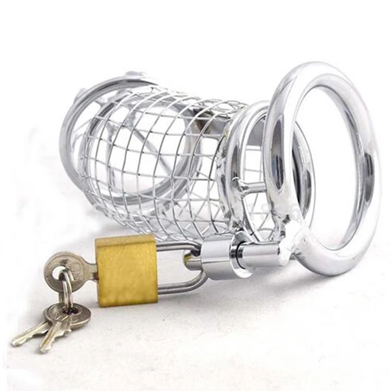 Мужской Пояс верности из нержавеющей стали 3 размера|penis cage|stainless steel chastitychastity device |