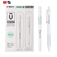 mg 10pcslot air cushion grip gel pen 0 5mm super comfort refill black blue red ink gelpen school pens for writing stationary
