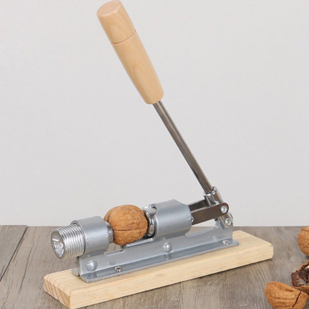 Механический пекан орех гаджет прочный деревянный металлический резак Шеллер