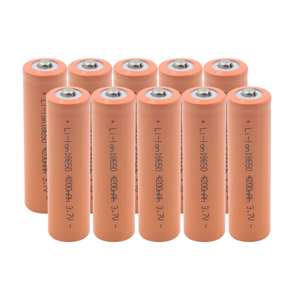 18650 Батарея 3 7 V 4200mAh литий ионная аккумуляторная батарея для электронных сигарет