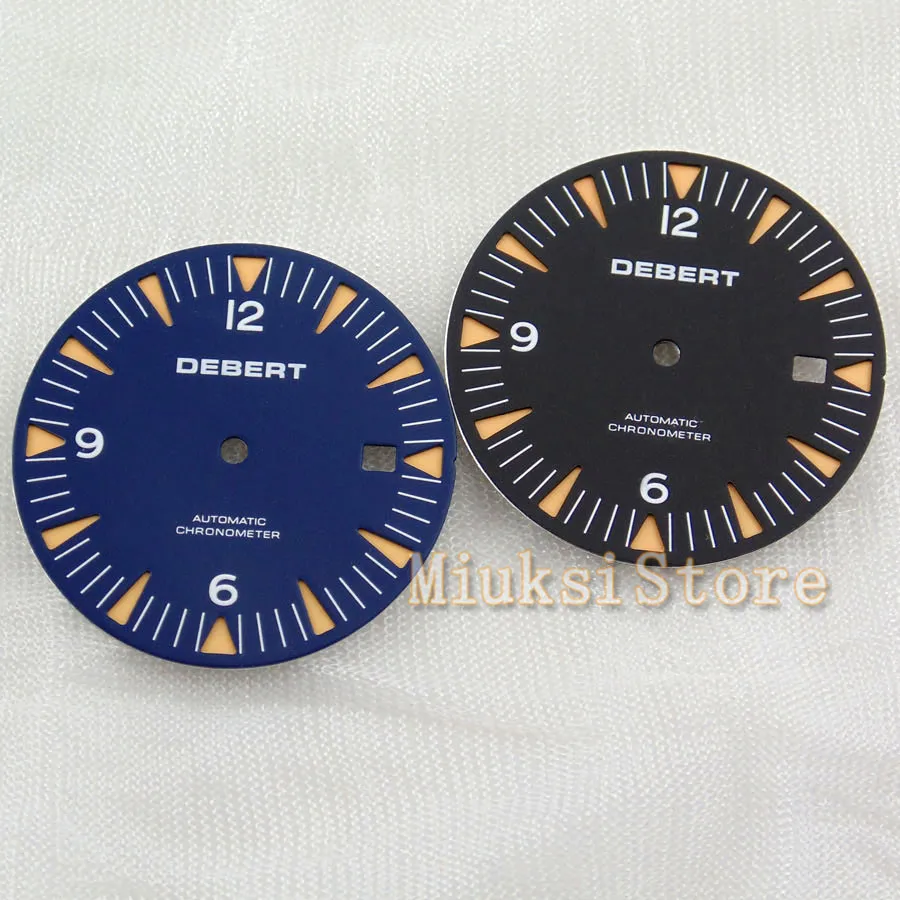 Мужские часы с циферблатом 31 мм подходят для Miyota 8205/8215 Mingzhu DG2813/3804 ETA2836/2824 |