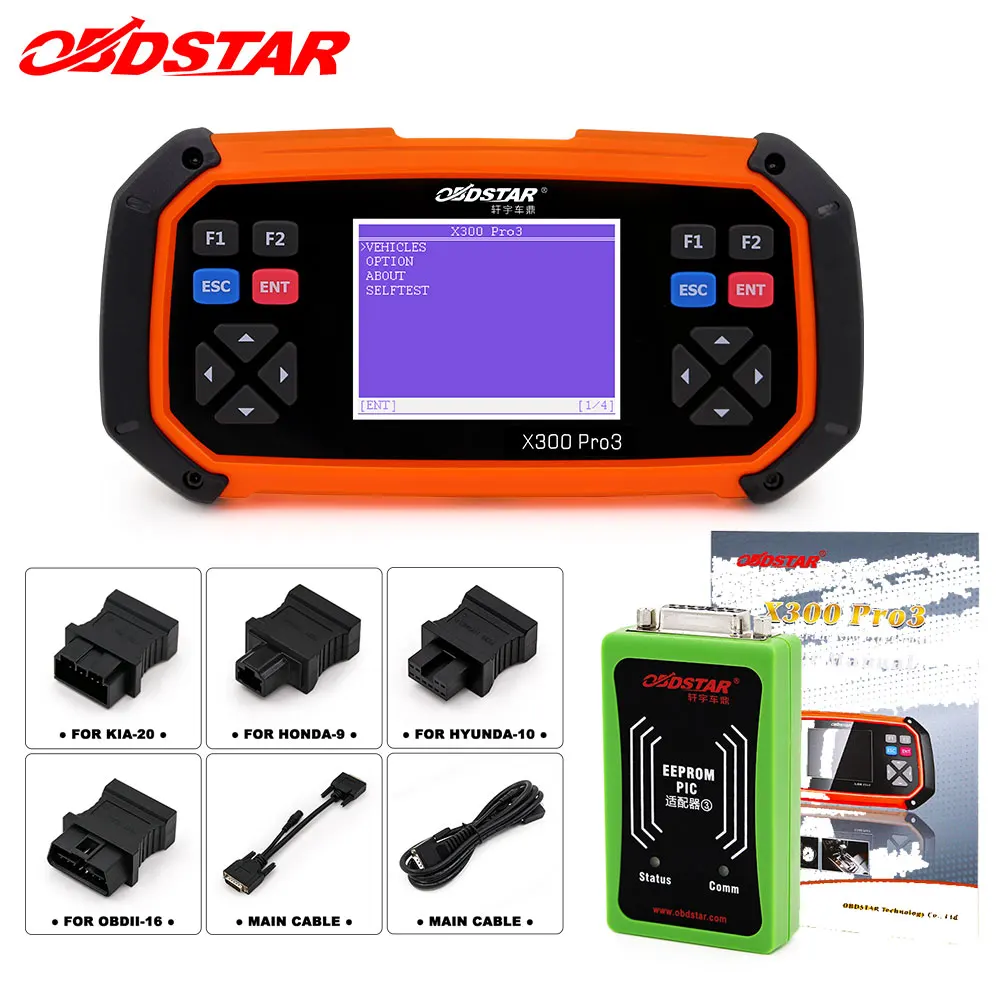OBDSTAR X300 PRO3 Master Key OBDII X300 ключевой программист инструмент коррекции одометра EEPROM/PIC обновление онлайн STD посылка