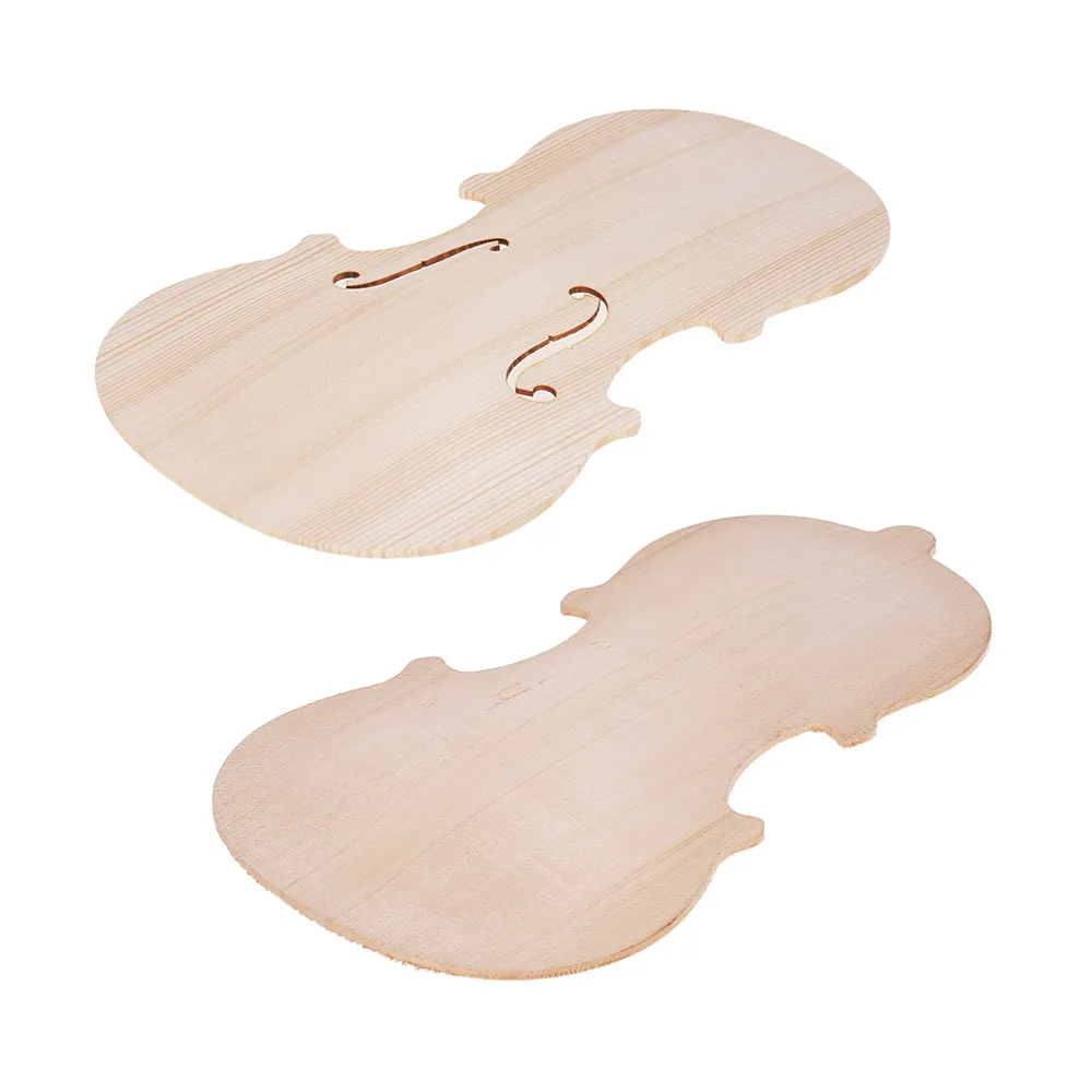 

Необработанная скрипка ручной работы, передняя панель из ели и Кленовая задняя панель из массива дерева для 4/4 скрипков