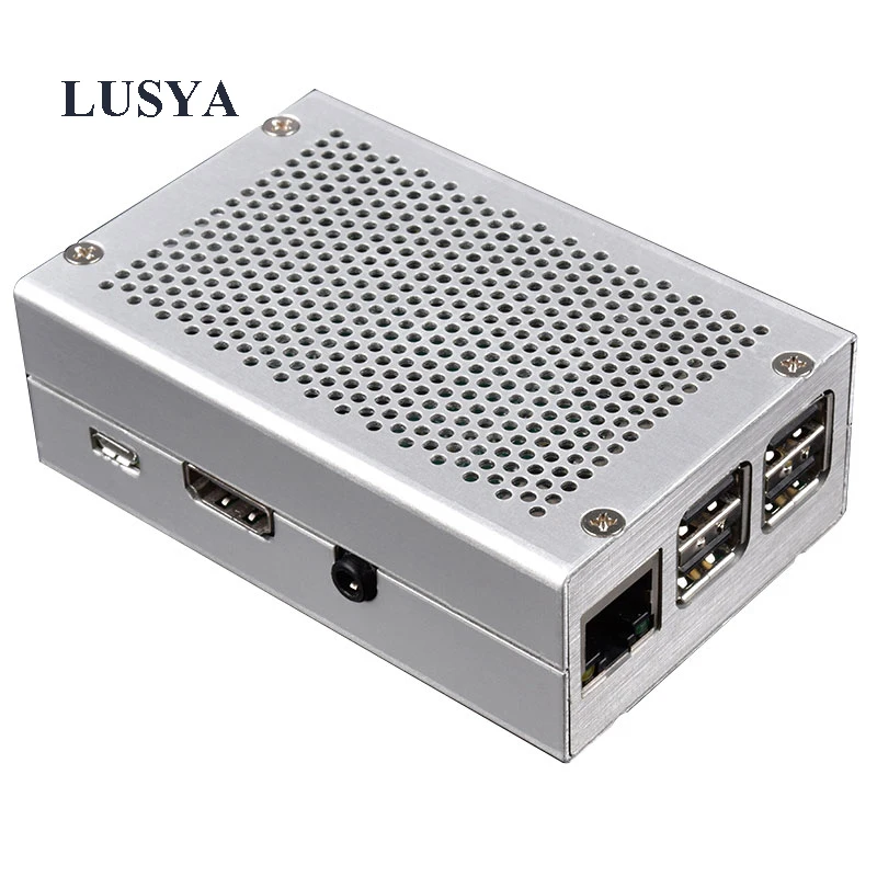 Lusya Raspberry pie 3b + коробка из алюминиевого сплава для RPI 3 Модель B совместима с Pi Model |