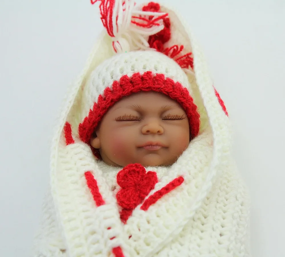 NPKDOLL Reborn Baby Dolls африканские Силиконовые черные куклы для всего тела 1 год подарок
