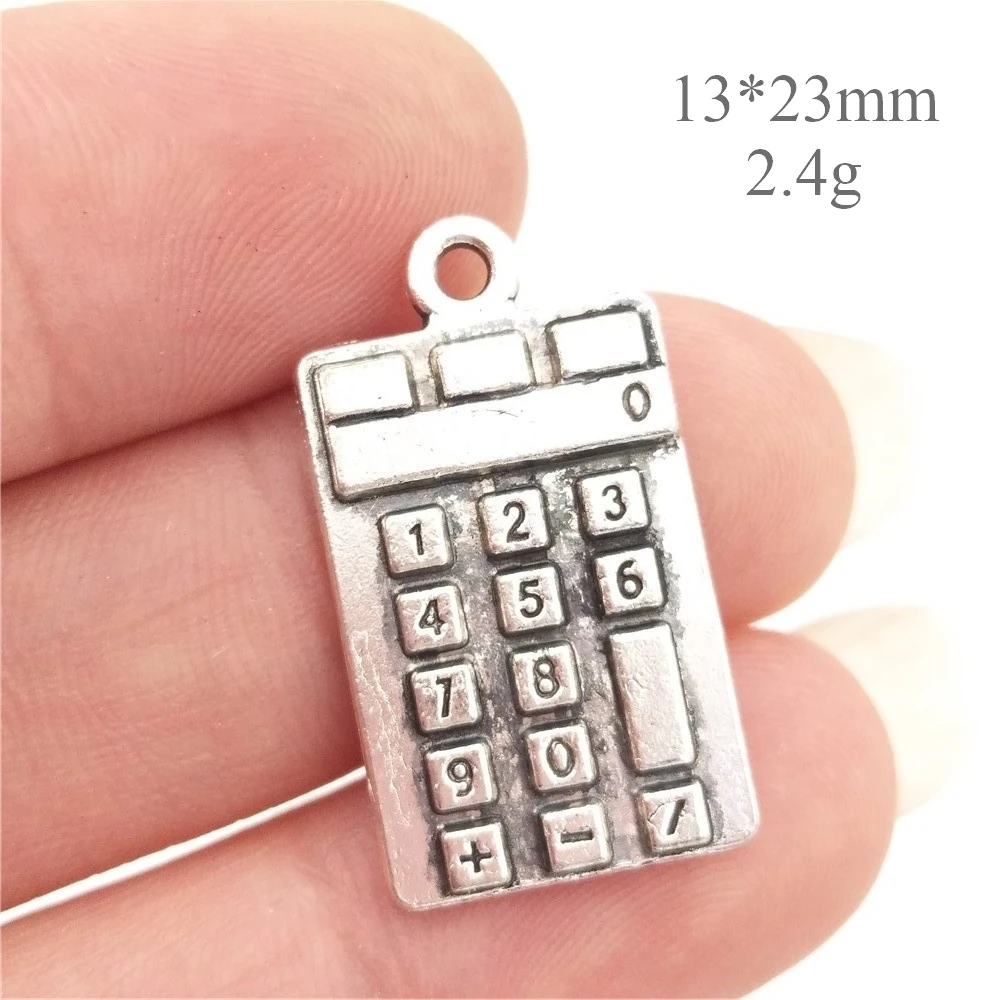 Подвеска калькулятор из цинкового сплава 13 х23 мм 2 4 г|zinc alloy charms|alloy charmsschool charms |