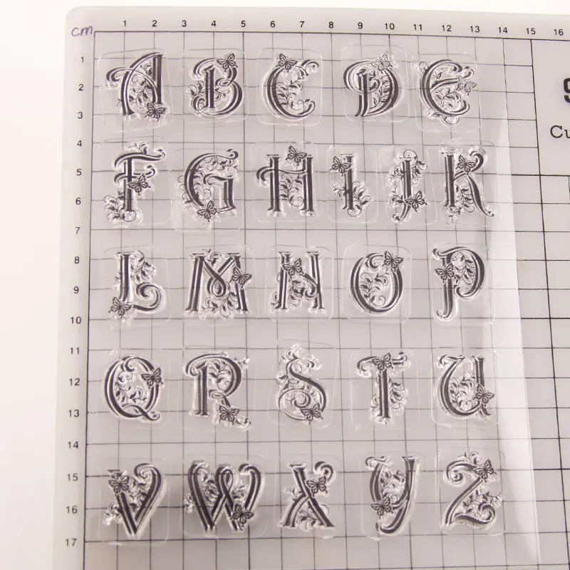 Transparent Clear Silicone Stamp/Seal with ZFPARTY Letters for DIY Scrapbooking, Photo Album, and Decorative Card Making image 3