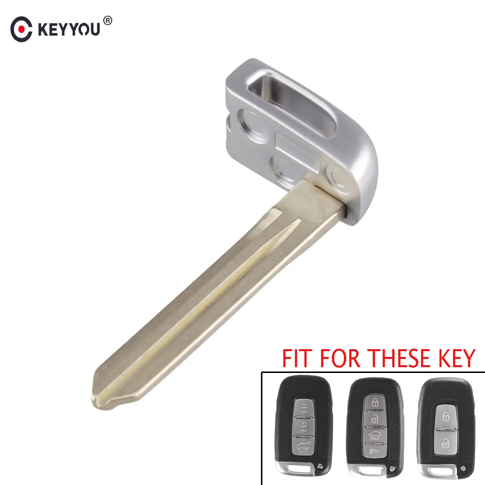 

KEYYOU Замена Интеллектуальный Аварийный ключ для Hyundai I30 Ix35 Coupe Elantra Equus Velo Sonata для Kia K2 K5 Sportage Forte