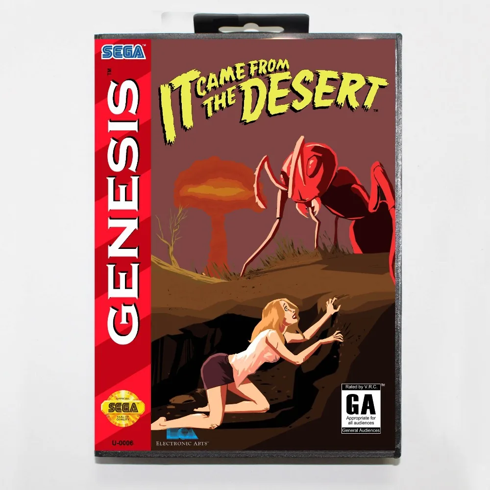 Пришло из пустыни 16 бит MD игровая карточка с розничной коробкой для Sega