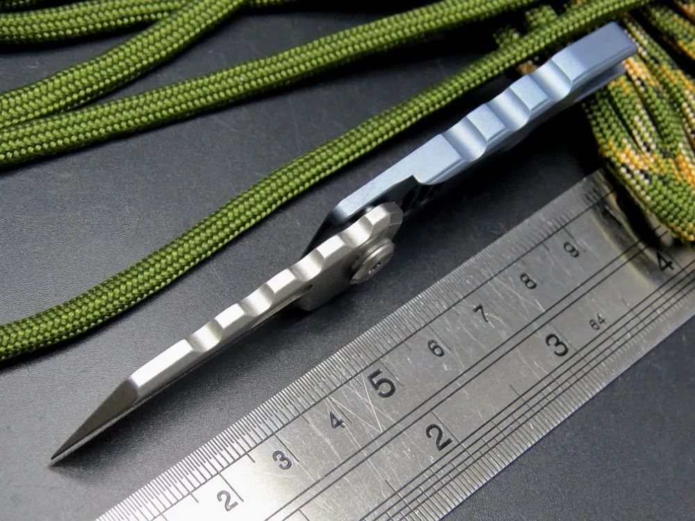 Newest Serge EF9 Mini Folding Knife S35VN Blade Key Chain Titanium Handle Camping Pocket Knives Tactical Outdoor EDC Tool |