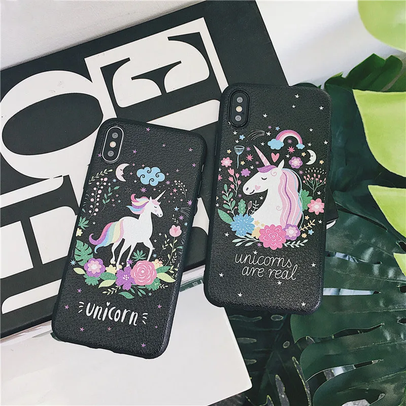 Для iphone х чехол для 8 7 Обложка Силиконовые Мягкий милый мультфильм телефона 6 6s