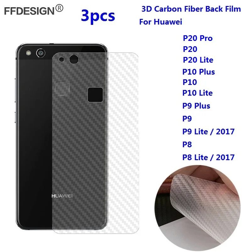 Защитная задняя пленка из углеродного волокна для Huawei P20 Pro P10 Lite Plus P8 P9 2017 защитная