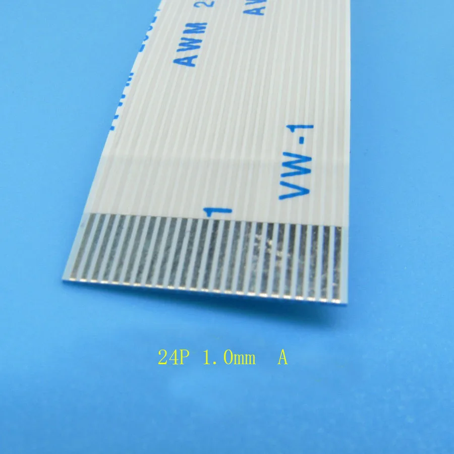 5 шт. Новый FFC FPC 24pin плоский гибкий кабель 1 0 мм Шаг вперед длина 60 100 150 200 250 лента 24p