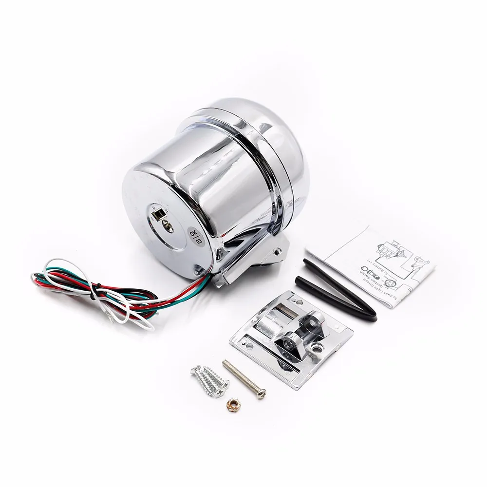 Тахометр 3,75 дюймов 0-8000 Rpm датчик с shiftlight Chrome Тахометр автомобилей метр YC100140