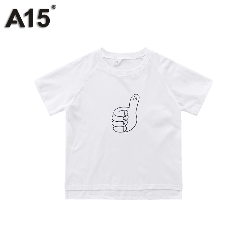 Boy t Shirt for Children Short Sleeve Cotton t-shirt Kids tshirt White Funny shirts 3D tshirts Teenage Clothing Size 8 12 Year | Мать и