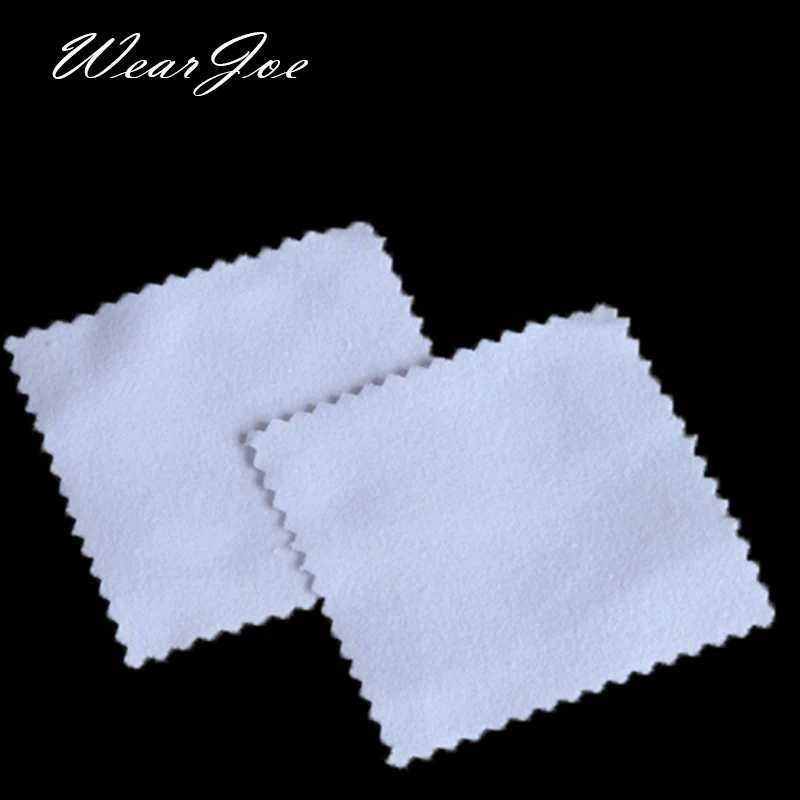 100 шт./лот чистящая ткань из микрофибры золотого и серебряного цвета для