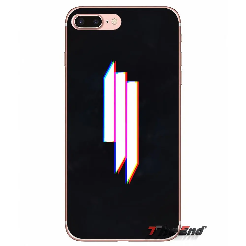 Skrillex с музыкальным логотипом TPU Мягкий силиконовый чехол для iPhone X 4 4S 5 5S 5C SE 6 S 7 8