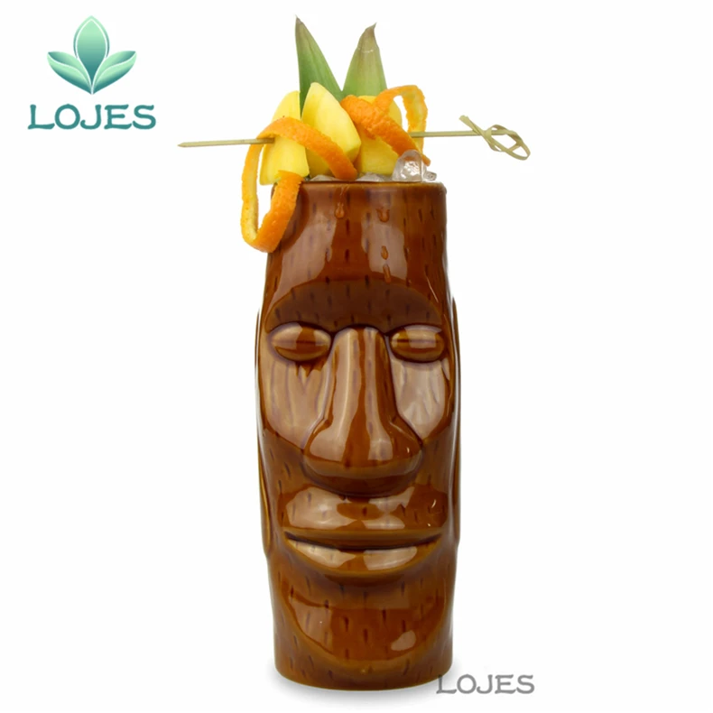 Новые Гавайские кружки Tiki Коктейльная чашка кружка для пива напитков вина