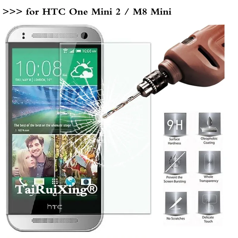 9H 2.5D 0 26 мм защитная пленка из закаленного стекла для HTC One 2 mini M8 Mini Защитная