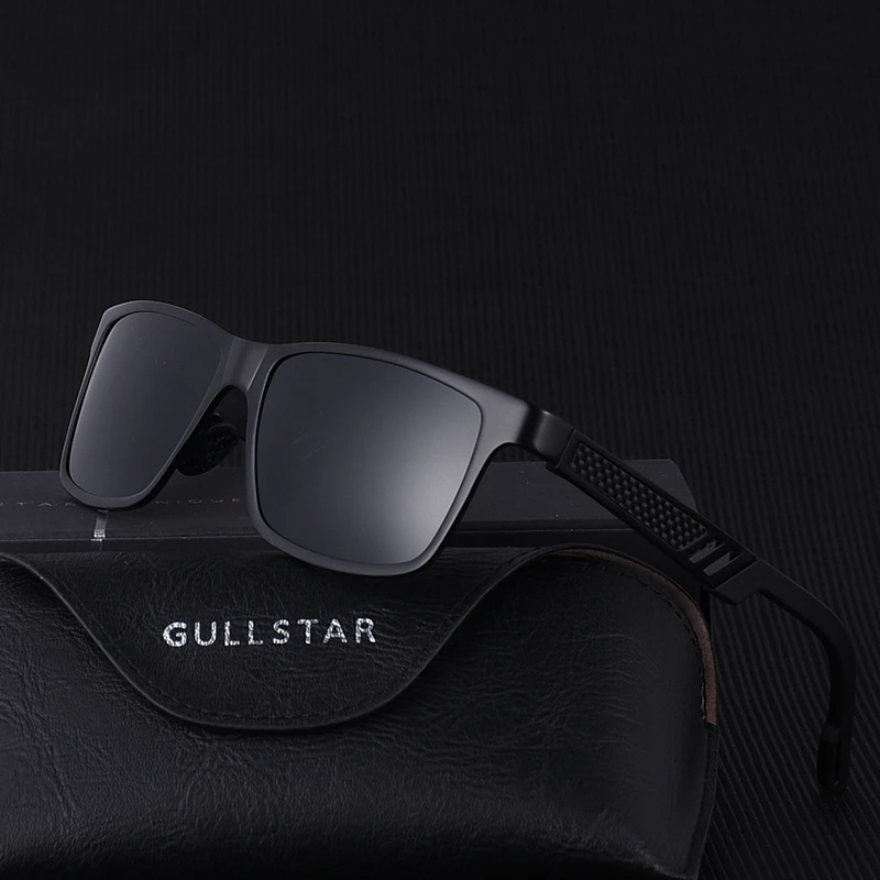 2017 Алюминий поляризационные Для мужчин солнцезащитные очки фирменные для