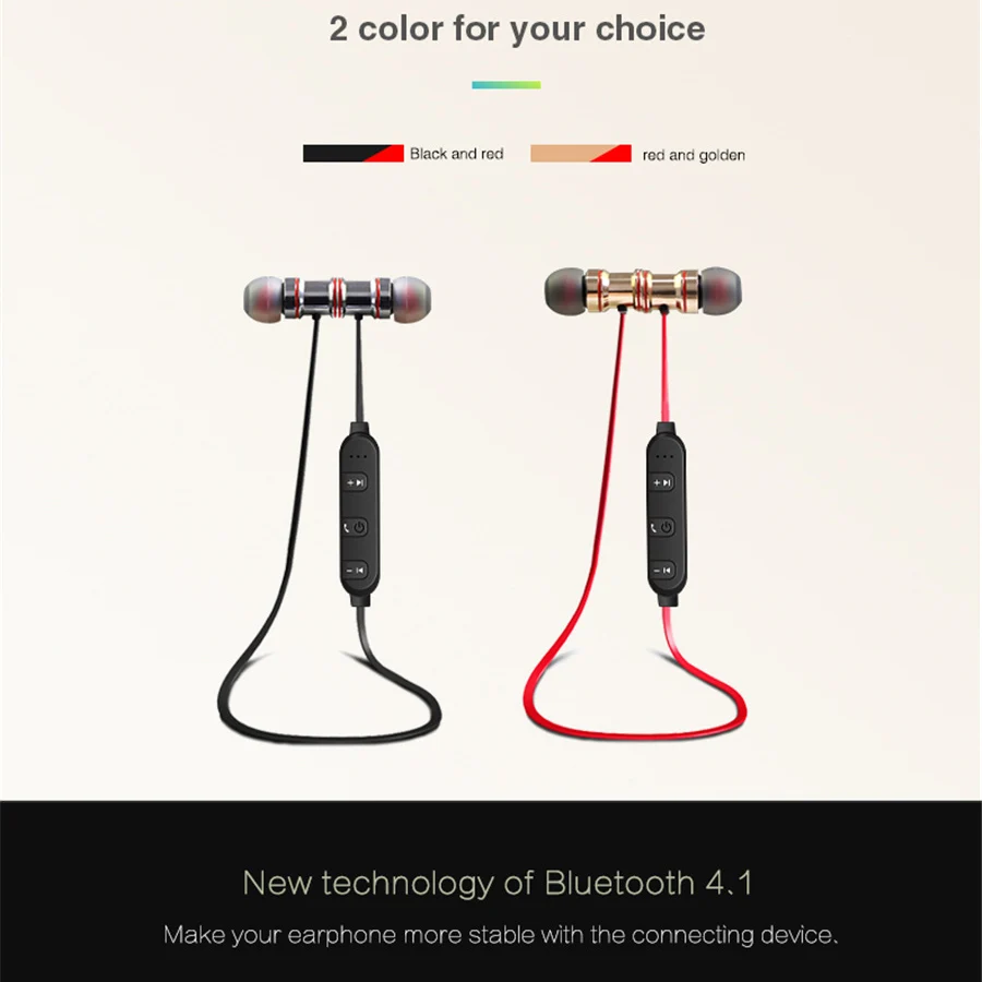 FINOW BTE XW01 Bluetooth наушники Металлические Магнитные стерео беспроводные bluetooth