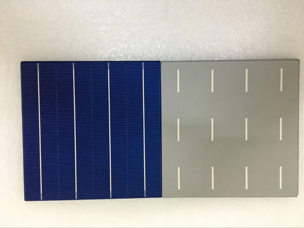 Energia Solar Direct 2020 Promotion 100pcs High Efficiency 4.4w Poly Solar Cell 6x6 for Diy Panel Polycrystalline, free Shiping