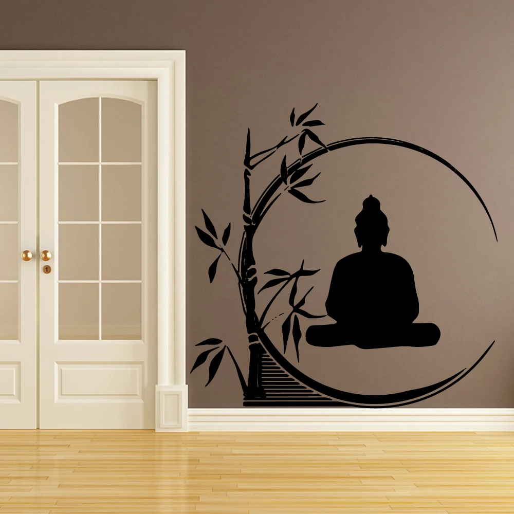 

Artistic Buddha Cartoon Wall Sticker Wall Decals Home Decor For Living Room Kids Room Decoration Wall Decor Sticker Murals