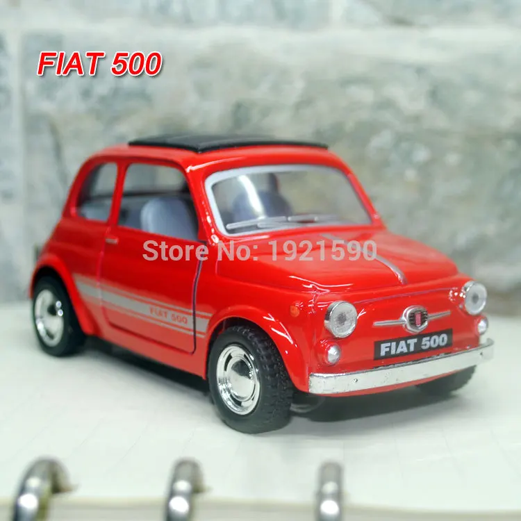 Автомобильные игрушки КТ масштаб 1/24 модель автомобиля из литого металла FIAT 500
