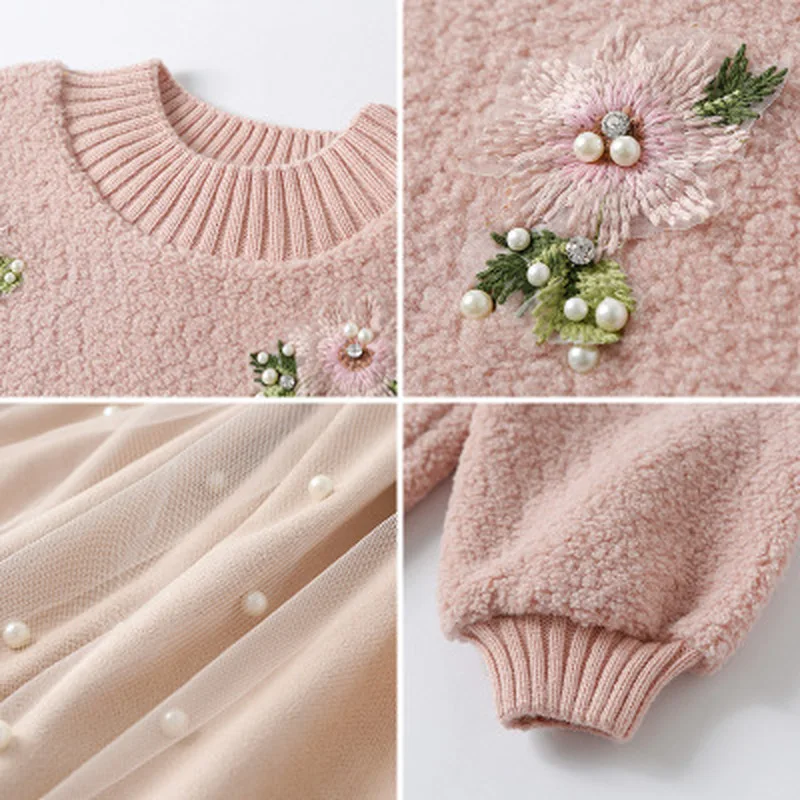 Корейские Лоскутные Платья для беременных элегантное меховое платье вечернее