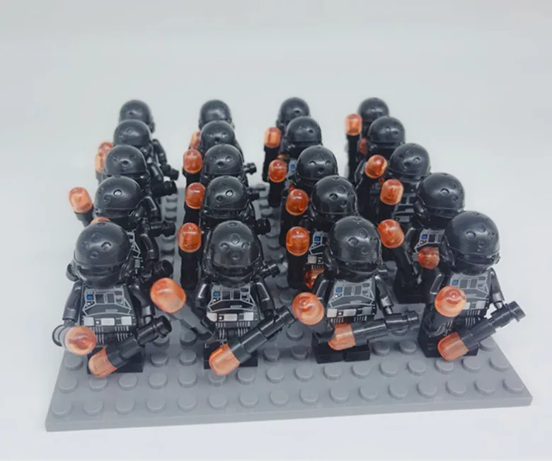 21 шт. Rogue STAR WARS Wolfpack Клон Trooper командор Фокс Клон Trooper Капитан Рекс совместим с laingly мини игрушка fig block