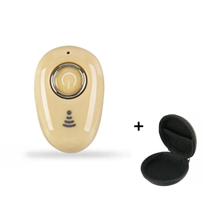 beige with bag Беспроводные наушники Bluetooth с микрофоном S650, спортивные наушники, Мини Bluetooth наушники, гарнитура с громкой связью для samsung, huawei, Xiaomi - Цвет: beige with bag