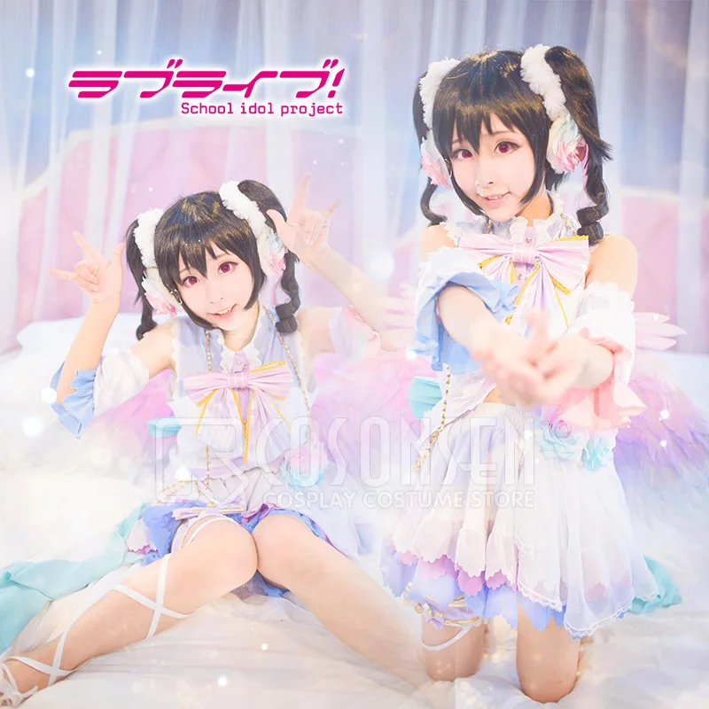 COSPLAYONSEN Love Live! Белое платье для косплея Нико Ядзава пробуждение ко Дню Святого