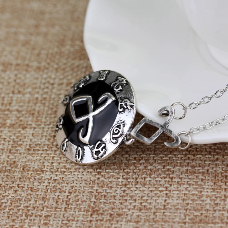 Dongsheng The Mortal Instruments City of ожерелье из костей vintage Angelic Power Runes Shadowhunters подвеска для