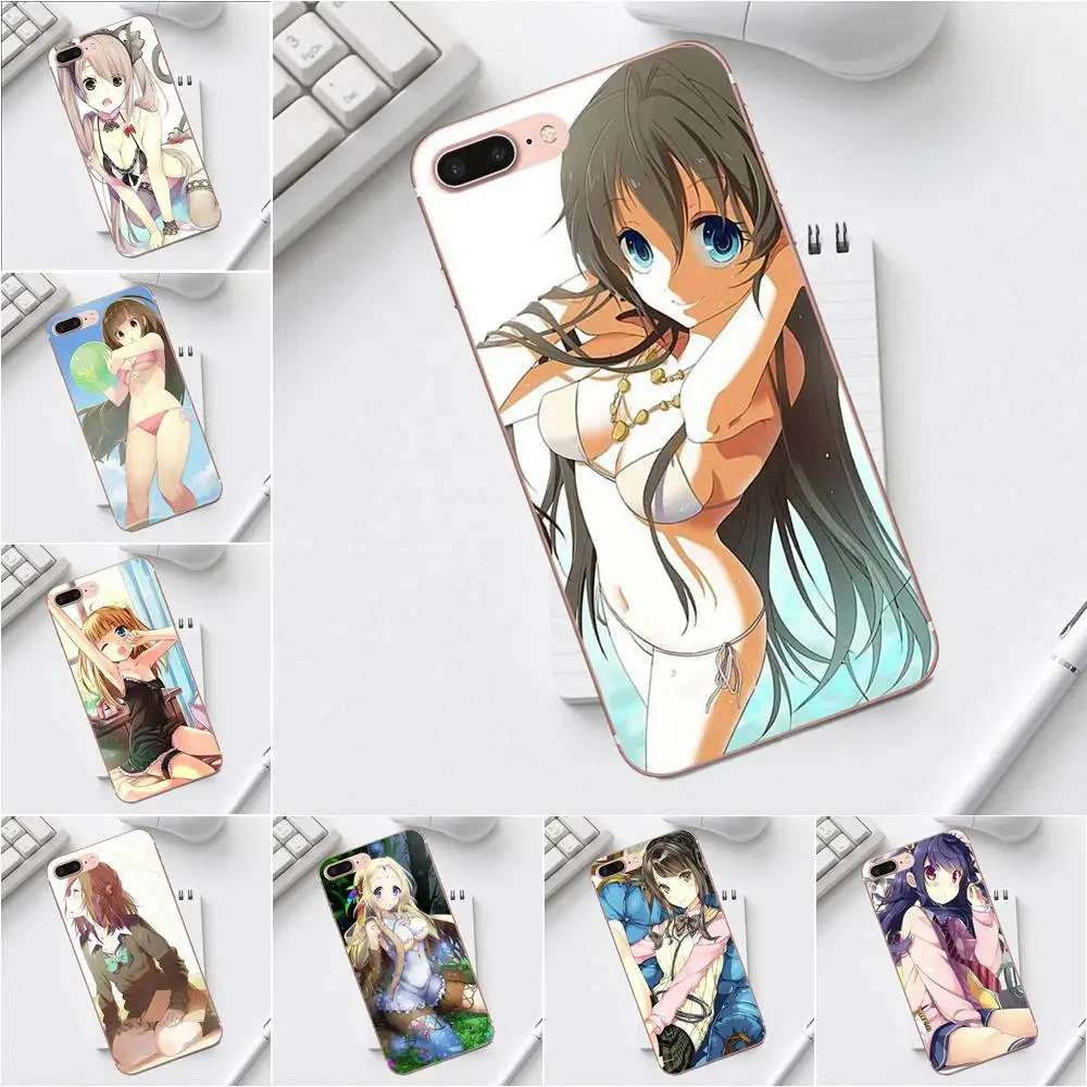 Сексуальные аниме Сейлор Мун для iPhone 4 4S 5 5C SE 6 6S 7 8 Plus X XS Max XR Galaxy A3 A5 J1 J3 J5 J7 2017 Мягкий