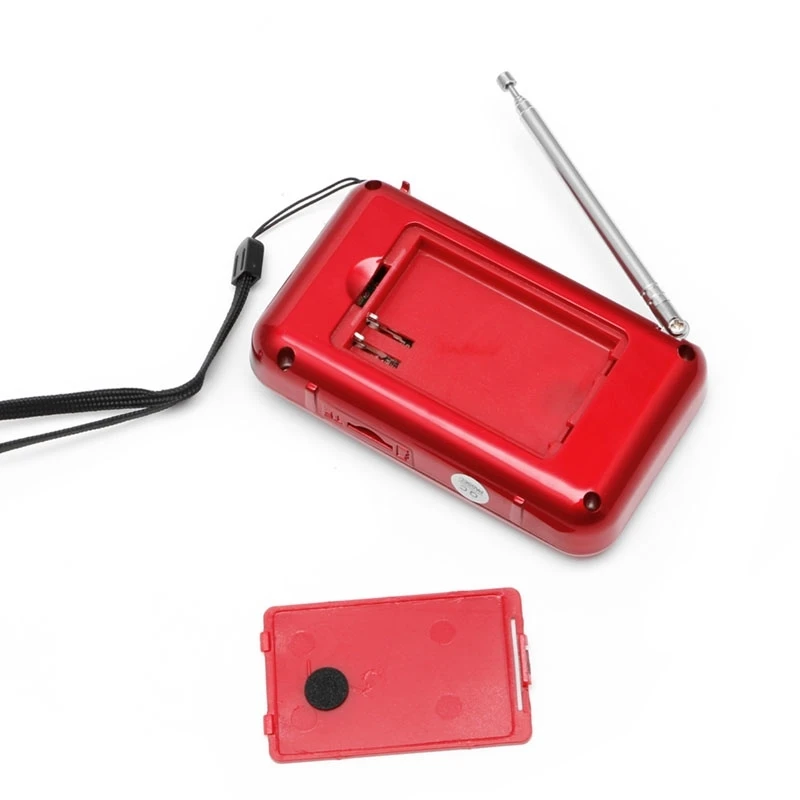 Мини lcd цифровой аудио FM радио динамик USB Micro SD TF карта MP3 музыкальный плеер