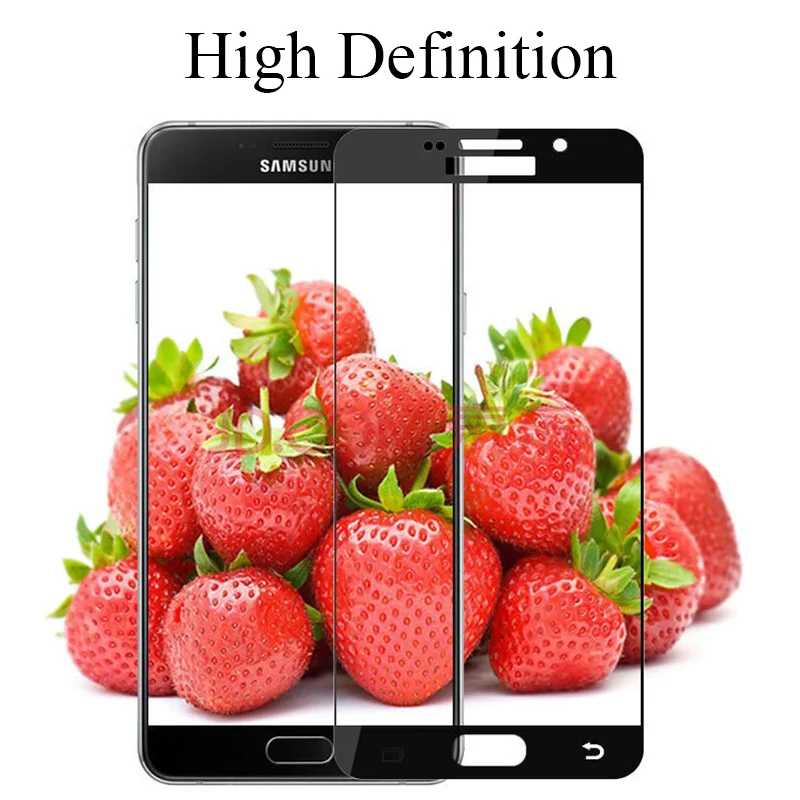 Полное покрытие защитное стекло для Samsung galaxy j5 2017 защита экрана закаленное j 5 5j