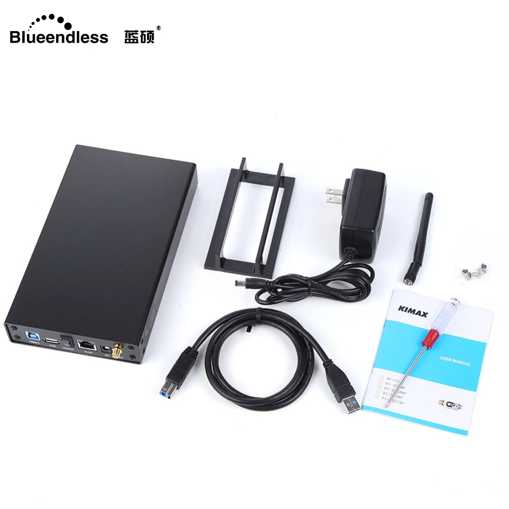 Blueendless внешний жесткий диск 4 ТБ Алюминиевый Usb Sata Hdd 3 5 USB 0 Wifi удаленный для