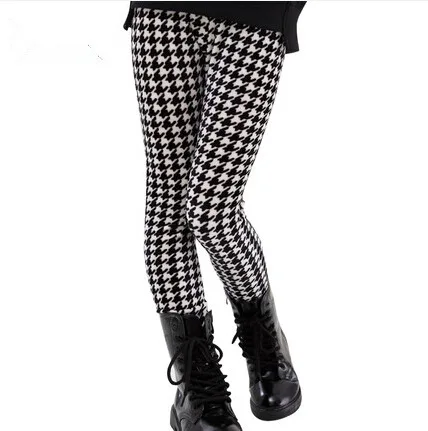 Модные леггинсы для девочек Хлопковые Штаны Детские брюки Сезон весна осень