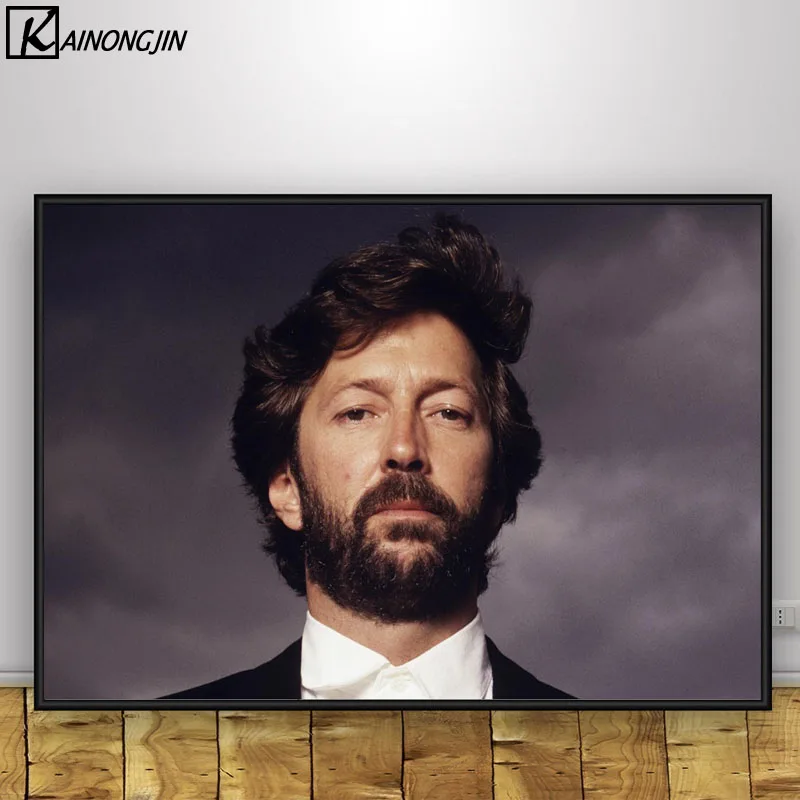 Постер Эрик Клэптон музыкальный певец плакаты и принты Картина на холсте