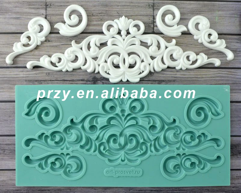 Набор силиконовых форм в виде монограммов ремесла украшения помадки силиконовая